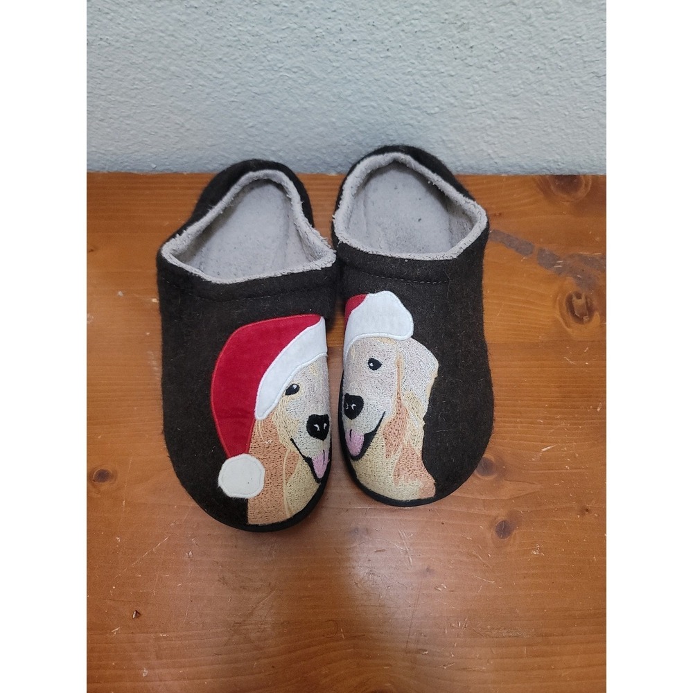 L.L.BEAN WOMEN'S‎ daybreak scuffs golden retriever dog